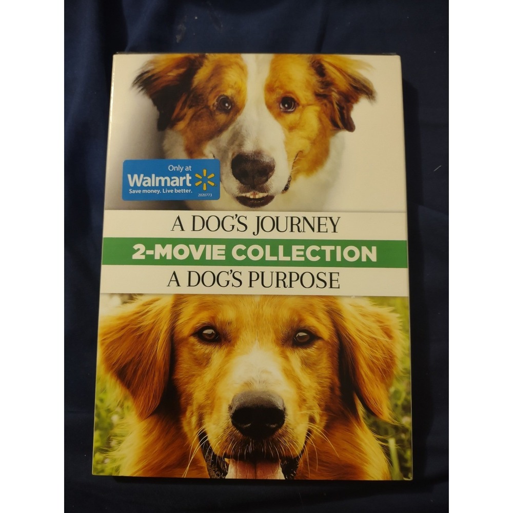 A Dogs Journey &‎ A Dogs Purpose 2-Movie Collection DVD W/Slipcover Dennis Quaid